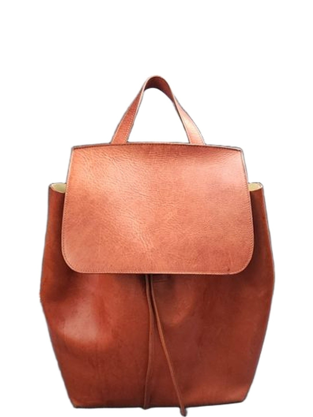 Mansur Gavriel Cognac Leather Backpack